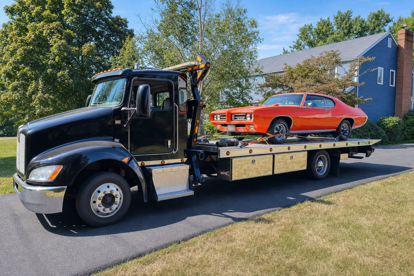 Truck towing